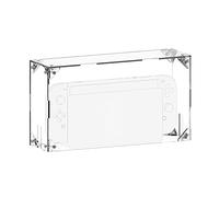 Geekria - Funda acrílica Antipolvo Transparente Compatible con Nintendo Switch/Switch OLED Base de Carga, antiarañazos, Impermeable, Protectora Transparente acrílica, Funda de exhibición