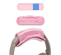 Geekria Funda corta de repuesto para diadema de y almohadilla de gel refrigerante, compatible con Skullcandy, Bose, JBL, accesorio de auriculares Sony, fácil instalación (rosa)