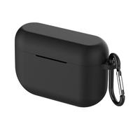 Geekria Funda de silicona compatible con auriculares inalámbricos Jabra Elite 10/10 (Gen 2), funda protectora para auriculares con gancho para llavero, puerto de carga accesible, LED frontal visible