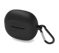 Geekria Funda de silicona compatible con auriculares inalámbricos Skullcandy Rail True Wireless, funda protectora para auriculares con gancho para llavero, puerto de carga accesible, soporta carga