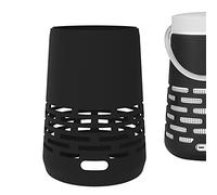 Geekria Funda de silicona compatible con Bose SoundLink Revolve+, SoundLink Revolve II Funda para altavoz inalámbrico con puerto de carga accesible (negro)
