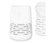 Geekria Funda de silicona compatible con Bose SoundLink Revolve+, SoundLink Revolve+ II, funda para altavoz inalámbrico con puerto de carga accesible (blanco)