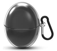 Geekria Funda de silicona compatible con Huawei Freebuds 6 True Wireless Earbuds, funda protectora para auriculares, puerto de carga accesible, soporta carga inalámbrica (transparente)