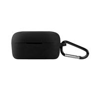 Geekria Funda de Silicona para AKG N400 True Wireless Bluetooth Earphones ANC Tipo Canal, Funda de Carga, Bolsa de Viaje, Compatible con Auriculares inalámbricos Samsung Akg N400 (Negro)