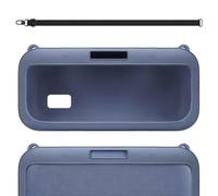 Geekria Funda de silicona para altavoz compatible con Bose SoundLink Max, funda protectora de piel suave, funda de repuesto para altavoces portátiles de viaje con correa para el hombro (azul)