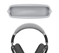 Geekria Funda de silicona para diadema compatible con auriculares AirPods Max, reemplazo de diadema, fácil instalación, no necesita herramientas (gris)