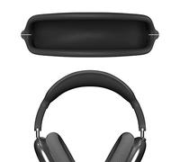 Geekria Funda de silicona para diadema compatible con auriculares AirPods Max, reemplazo de diadema, fácil instalación, no necesita herramientas (negro)