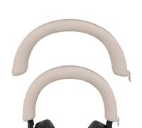 Geekria Funda de silicona para diadema compatible con auriculares Sony WH-1000XM5, cubierta de sudor, pieza de reparación de repuesto, fácil instalación (beige)