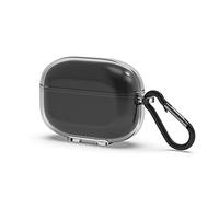 Geekria-Funda de TPU Compatible con Honor Earbuds 3 Pro True Wireless Earbuds,Funda para Auriculares,Funda Protectora de Transporte con Gancho para Llavero,Puerto de Carga accesible (Transparente)