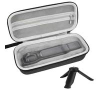 GEEKRIA Funda de transporte compatible con DJI Osmo Pocket 3, funda protectora para cámara de acción, bolsa de almacenamiento de viaje rígida con almacenamiento de cable para accesorios Osmo Pocket 3