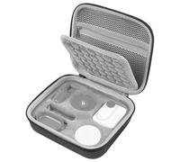 Geekria Funda de Transporte Compatible con Insta360 GO 3, GO 3S, Funda Protectora de cámara de acción, Bolsa de Almacenamiento de Viaje rígida con Ranuras para Accesorios Insta 360 GO3 (Gris Oscuro)