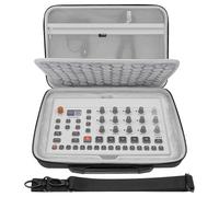 GEEKRIA Funda de transporte de interfaz de audio, compatible con modelos Elektron, modelos de ciclos, bolsa de viaje portátil rígida de EVA (gris oscuro)