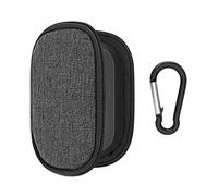 Geekria Funda de transporte para auriculares compatible con Panasonic Technics EAH-AZ70W, Philips Fidelio T1, bolsa de viaje protectora de repuesto con almacenamiento de cable (gris oscuro)
