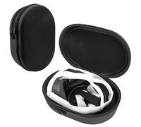 GEEKRIA Funda de transporte para controladores y accesorios de realidad virtual, compatible con Quest 3, Quest 2, Vision Pro, Google Daydream View, 30 x 21 x 11 cm, a prueba de golpes, con acolchado