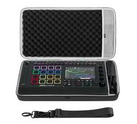 GEEKRIA Funda de transporte para interfaz de audio, compatible con Akai Professional MPC Live III, bolsa de viaje portátil rígida de EVA (gris oscuro)