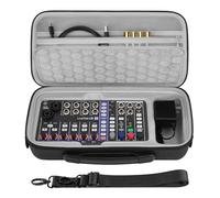GEEKRIA Funda de transporte para interfaz de audio, compatible con mezclador digital Zoom LiveTrak L6 / L6, bolsa de viaje portátil de carcasa rígida de EVA (gris oscuro)