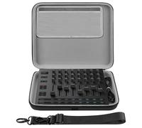 Geekria Funda de transporte para interfaz de audio, compatible con Novation Launch Control XL 3, bolsa de viaje portátil de carcasa rígida de EVA (gris oscuro)