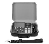 Geekria Funda de transporte para interfaz de audio, compatible con RØDE RØDECaster Duo, bolsa de viaje rígida de EVA (gris oscuro)