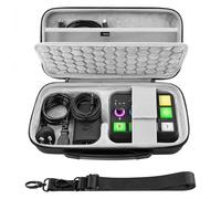 Geekria Funda de transporte para interfaz de audio, compatible con RØDE X Streamer X, bolsa de viaje portátil rígida de EVA (gris oscuro)