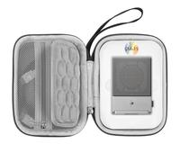 GEEKRIA Funda de transporte para interfaz de audio, compatible con Teenage Engineering CM-15, bolsa de viaje portátil de carcasa rígida de EVA (gris oscuro)