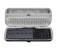 GEEKRIA Funda de transporte para interfaz de audio, compatible con Yamaha SEQTRAK/Mobile Music Ideastation, bolsa de viaje portátil rígida de EVA (gris oscuro)