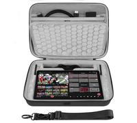 GEEKRIA Funda de transporte para interfaz de audio, compatible con YoloLiv YoloBox Extreme, bolsa de viaje portátil rígida de EVA (gris oscuro)