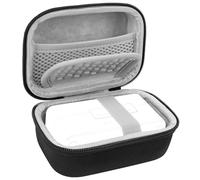 GEEKRIA Funda de transporte para micrófono compatible con DJI Mic 2, Mic, Mic mini, Hollyland Lark MAX2, Lark MAX, funda de carga para micrófono, bolsa de viaje rígida con almacenamiento de cable
