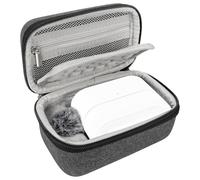 Geekria Funda de transporte para micrófono compatible con Hollyland Lark M2S, funda de carga Lark MAX 2, bolsa de viaje rígida para micrófono, bolsa de viaje portátil con almacenamiento de cable (gris
