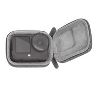 Geekria Funda de transporte para Osmo Action 6, bolsa de almacenamiento compacta portátil compatible con DJI Osmo Action 5 Pro, 4, 3, funda protectora con correa de muñeca, accesorios de cámara (gris)