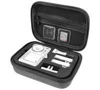 Geekria Funda de transporte y protectora de cámara compatible con DJI Osmo Action 5 Pro, 4, 3, bolsa de viaje rígida con almacenamiento de cable