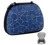 GEEKRIA Funda de Viaje Controlador Compatible con Steam Controller, Razer Wolverine V3 Pro, V2 Pro, Victrix, Luna, Bolsa portátil rígida, Caja de Almacenamiento Protectora (Azul)