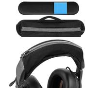 Geekria Funda grande de velcro para la cabeza + juego de almohadillas para la diadema/protector de diadema con cremallera, no necesita herramientas, compatible con Corsair, JBL, Logitech, Razer,