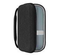 Geekria Funda para altavoz compatible con Bose SoundLink Flex 2 Bluetooth, bolsa de transporte rígida de repuesto con almacenamiento de cable (gris oscuro)