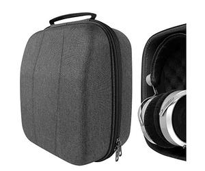 Geekria Funda para Auriculares Audeze LCD-2, LCD-3, LCD-4, HiFiMAN HE6se, Sundara, Ananda, Grado PS1000e, PreSonus HD7, Estuch Rígido de Transporte, Viaje Bolsa