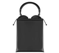 Geekria Funda para auriculares, compatible con Corsair Virtuoso Pro, Razer BlackShark V2 Pro, AKG K52 y más, bolsa universal para auriculares/bolsa de viaje portátil (poliuretano negro)