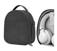 Geekria Funda para auriculares compatible con JBL LIVE 500BT,E55BT,TUNE 750NC,Sennheiser momentum 4 fugas,funda PXC 550II,bolsa protectora de repuesto de viaje con almacenamiento de cable(gris oscuro)