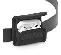 Geekria Funda para auriculares con correa compatible con Apple AirPods Pro 2/Pro, AirPods 4/3/2 con soporte de clip para correa de bolsa