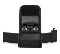 Geekria Funda para auriculares con trabilla para cinturón compatible con Skullcandy EcoBuds, Rail, Smokin' Buds, Indy ANC, Dime 2, Dime 3, funda protectora con soporte de clip para correa de bolsa