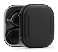 Geekria Funda para auriculares PRO compatible con auriculares Bose QC Ultra II/SE/45, QC 35 II, QC 25, bolsa de transporte de viaje rígida de repuesto con almacenamiento de cable (negro)