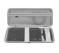 GEEKRIA Funda para Teclado, Estuche de Viaje Protector de Carcasa rígida Compatible con Combo Logitech MX Keys Mini y MX Anywhere 3 (Gris Oscuro)