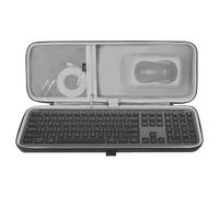 Geekria Funda para Teclado y ratón, Estuche de Viaje rígido de Repuesto para el Combo inalámbrico Logitech MK955 / K950 Signature Slim de Teclado y ratón (Gris Oscuro)