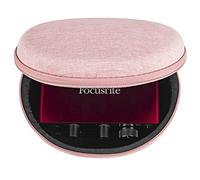 Geekria Funda protectora compatible con Focusrite Scarlett S0lO de 3ª generación, funda rígida de repuesto para interfaces de audio, bolsa de transporte de viaje con almacenamiento de cables (rosa)