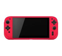 Geekria Funda Protectora de Silicona Compatible con la Nueva Nintendo Switch 2, diseño Dividido, Resistente a Golpes y arañazos, Accesorios de Juego (roja)