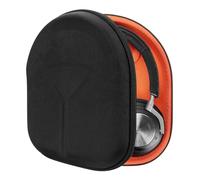 Geekria Funda protectora para auriculares compatible con B&O Beoplay HX, H95, H9 de 3ª generación, H 8, H8i, H7, Portal Gaming, bolsa de transporte de repuesto con almacenamiento de cable (negro)