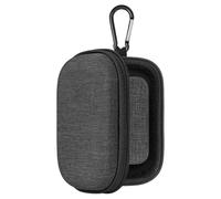 Geekria Funda protectora para auriculares compatible con Sennheiser Accentum True Wireless Earbud, bolsa de transporte rígida de repuesto con clip de mosquetón (gris oscuro)
