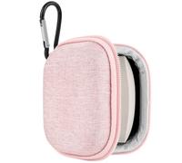 Geekria Funda protectora para auriculares compatible con Sony LinkBuds Open, LinkBuds Fit, WF-1000XM5, WF-1000XM4 True Wireless Earbud, funda rígida de repuesto para viaje (rosa)