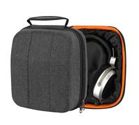 Geekria Funda Protectora para Auriculares supraaurales de Gran tamaño, Bolsa de Transporte rígida de Repuesto con Compartimento para Cables, Compatible con HiFiMAN Sundara, Ananda, HE400se y Otros