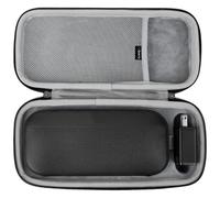 Geekria Funda rígida Compatible con Bose SoundLink Flex 2.ª Gen, Altavoz Bluetooth SoundLink Flex, Bolsa de Viaje Resistente con Bolsillo de Malla y asa (Gris Oscuro)