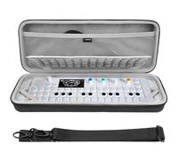 Geekria Funda rígida de transporte de viaje, bolsa de tambor compatible con sintetizador portátil Teenage Engineering OP-1 Field/OP-1/OP-XY (gris oscuro)