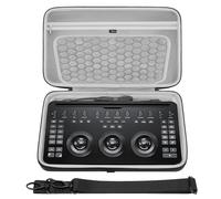 Geekria Funda rígida de transporte de viaje, bolsa protectora de EVA compatible con Blackmagic Design Davinci Resolve Micro Color Panel (gris oscuro)